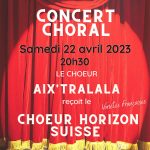 Concert du Choeur Suisse Horizon