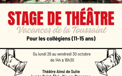 Stage de théâtre collégiens (11-15 ans)